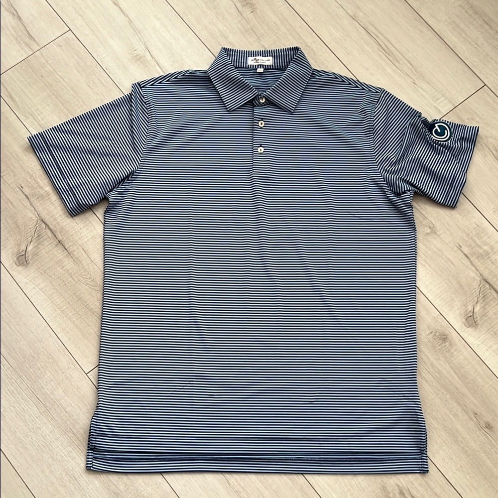 Men's Peter Millar Striped Polo Shirt size L
